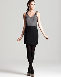 A work-ready French Connection dress updates your wardrobe with easy chic, perfect for client meetings and after hour drinks. A work-ready French Connection dress updates your wardrobe with easy chic, perfect for client meetings and after hour drinks.