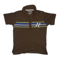 Hurley Children / Boys Short Sleeve Summer Polo Shirt / Tee - Brown (Size: 2T) Hurley Children / Boys Short Sleeve Summer Polo Shirt / Tee - Brown (Size: 2T)