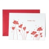 Crane & Co. Letterpress Poppy Thank You Notes (CT1111)