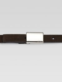 Stylish belt in soft leather and bow with an engraved palladium buckle.Palladium finish hardwareAbout 6 wideMade in Italy Stylish belt in soft leather and bow with an engraved palladium buckle.Palladium finish hardwareAbout 6 wideMade in Italy
