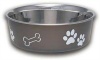 Loving Pets Bella Bowl Dog Bowl, Small, 1 Pint, Espresso