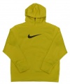 Nike Boys KO Fleece Hoodie Sweatshirt Yellow-Small