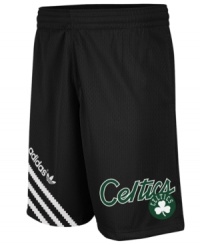 Become a legend of your local courts with these Boston Celtics replica shorts from adidas. Become a legend of your local courts with these Boston Celtics replica shorts from adidas.