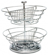 Lipper International 2-Tier Revolving Coffee Pod Organizer, Chrome Lipper International 2-Tier Revolving Coffee Pod Organizer, Chrome
