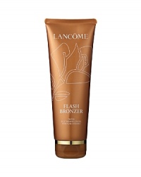 Look irresistible! Discover the self-tanning results you dream of. Enriched with natural caramel extract and light-reflecting micro-pearls for an immediate, gorgeous, healthy glow -- hip to toe. The perfect balance of self-tanning ingredients helps to achieve an ideal color, providing an even, natural-looking, golden tan. Color development within 30 minutes, lasting up to 5 days. Does not rub off onto clothing and is easy to apply. Leaves skin smooth and hydrated; legs feel more contoured and toned. Pure Vitamin E delivers antioxidant protection to help reduce signs of premature aging. Delightfully scented with hints of jasmine and honey in a velvety, non-greasy formula. For best results, exfoliate skin first. Apply product evenly - blend well using circular motions. Start on larger surface areas, and then lightly blend any product remaining on your hand onto areas like knees and ankles that tend to be dry and absorb more color. Avoid contact with eyes, hair and clothing. Wash hands thoroughly after use. To maintain color, reapply 2-3 times a week. Does not protect from UV light. Dermatologist & allergy tested for safety. Look irresistible! Discover the self-tanning results you dream of. Enriched with natural caramel extract and light-reflecting micro-pearls for an immediate, gorgeous, healthy glow -- hip to toe. The perfect balance of self-tanning ingredients helps to achieve an ideal color, providing an even, natural-looking, golden tan. Color development within 30 minutes, lasting up to 5 days. Does not rub off onto clothing and is easy to apply. Leaves skin smooth and hydrated; legs feel more contoured and toned. Pure Vitamin E delivers antioxidant protection to help reduce signs of premature aging. Delightfully scented with hints of jasmine and honey in a velvety, non-greasy formula. For best results, exfoliate skin first. Apply product evenly - blend well using circular motions. Start on larger surface areas, and then lightly blend any product remaining on your hand onto areas like knees and ankles that tend to be dry and absorb more color. Avoid contact with eyes, hair and clothing. Wash hands thoroughly after use. To maintain color, reapply 2-3 times a week. Does not protect from UV light. Dermatologist & allergy tested for safety.