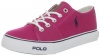 Polo by Ralph Lauren Cantor Fashion Sneaker (Toddler/Little Kid/Big Kid),Pink Berry,5.5 M US Big Kid