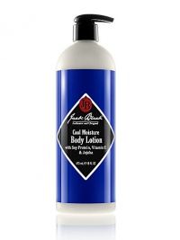 A quick-penetrating, lightweight lotion that provides soothing, nourishing hydration for body skin. Soy Protein helps restore smoothness and slow moisture loss while increasing the ability of skin to bind moisture. Jojoba oil smoothes and softens body skin while it moisturizes and protects with a lubricating, protective cushion. Special cooling ingredients help calm and refresh overheated skin, making it perfect for application after shower, sports or workout. A quick-penetrating, lightweight lotion that provides soothing, nourishing hydration for body skin. Soy Protein helps restore smoothness and slow moisture loss while increasing the ability of skin to bind moisture. Jojoba oil smoothes and softens body skin while it moisturizes and protects with a lubricating, protective cushion. Special cooling ingredients help calm and refresh overheated skin, making it perfect for application after shower, sports or workout.