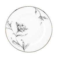 This stylish platinum-banded pattern features charcoal-like florals that decorate the rim and interior of each piece. Inspired by the designs found in an artist's sketchbook, Floral Illustrations serves as the perfect canvas for any meal. This stylish platinum-banded pattern features charcoal-like florals that decorate the rim and interior of each piece. Inspired by the designs found in an artist's sketchbook, Floral Illustrations serves as the perfect canvas for any meal.