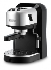 DeLonghi EC270 15-Bar-Pump Espresso Machine, Black and Stainless