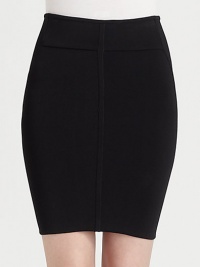 Designed to accentuate curves, this stretch skirt features flattering seaming for an unforgettable look.Elasticized waistbandIntricate seam detailsPull-on styleAbout 19 long56% polyamide/36% viscose/8% elastaneDry cleanImported of Italian fabric Model shown is 5'10 (177cm) wearing US size Small. Designed to accentuate curves, this stretch skirt features flattering seaming for an unforgettable look.Elasticized waistbandIntricate seam detailsPull-on styleAbout 19 long56% polyamide/36% viscose/8% elastaneDry cleanImported of Italian fabric Model shown is 5'10 (177cm) wearing US size Small.