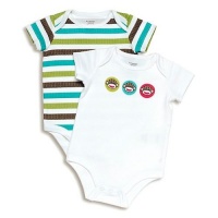 Baby Starters Baby-boys Newborn Sock Monkey 2 Pack Bodysuit Baby Starters Baby-boys Newborn Sock Monkey 2 Pack Bodysuit