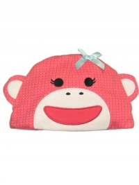 Baby Starters Baby-girls Newborn Sock Monkey Novelty Hat, Coral, 3-6 Months Baby Starters Baby-girls Newborn Sock Monkey Novelty Hat, Coral, 3-6 Months