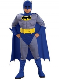 Batman The Brave and Bold Deluxe Muscle Chest Batman Child Costume Batman The Brave and Bold Deluxe Muscle Chest Batman Child Costume
