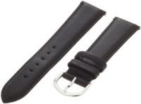 Timex Men's Q7B759 Padded Calfskin 20mm Black Replacement Watchband Timex Men's Q7B759 Padded Calfskin 20mm Black Replacement Watchband