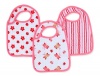 aden + anais 3 Pack Nibble Snap Bibs, Princess Posie