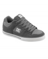 Who says you can't be rough around the edges and filled with modern charm at the same time? Lace up in these suede men's sneakers from DC Shoes and discover how easy it can be to find the perfect balance.