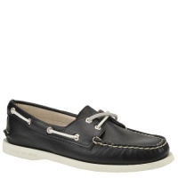 Sperry Top-Sider Women's AO Boat Shoe,Black,8 M US