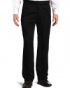 Kenneth Cole Reaction Men's Textured Stria Flat Front Pant