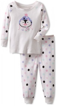Calvin Klein Girls 2-6X Ck Infant 2 Piece Polka Dot Set, White, 24 Months Calvin Klein Girls 2-6X Ck Infant 2 Piece Polka Dot Set, White, 24 Months