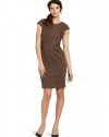 Calvin Klein Women's Cap Sleeve Seamed Dress