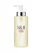 Facial Treatment Essence in 330mL plastic bottle with pump.