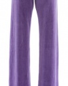 Juicy Couture Antique Boutique Purple Velour Original Drawstring Relaxed Leg Lounge Pant Petite