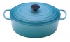 Le Creuset Signature Enameled Cast-Iron 5-Quart Oval French Oven, Caribbean