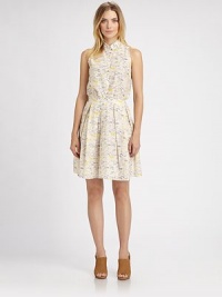 The nostalgic, subtle travel print decorating this sleeveless silhouette has a hand-drawn feel.Point collarSleevelessButton frontGathered hemlineAbout 18 from shoulder to hemCotton/silkDry cleanMade in ItalyModel shown is 5'10½ (179cm) wearing US size 4. The nostalgic, subtle travel print decorating this sleeveless silhouette has a hand-drawn feel.Point collarSleevelessButton frontGathered hemlineAbout 18 from shoulder to hemCotton/silkDry cleanMade in ItalyModel shown is 5'10½ (179cm) wearing US size 4.