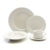 The perfect everyday dinnerware starter set, this extensive service for twelve is an elegant way to entertain in style.