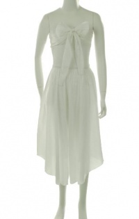 American Rag Smocked Jumpsuit White M American Rag Smocked Jumpsuit White M
