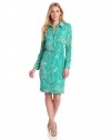 Anne Klein Women's Palm Tree Print Dress