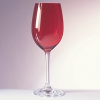 Elegant, colored glassware from Germany. Dishwasher safe.