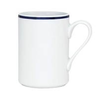 Tasteful and tailored blue banded dinnerware inspired by the unique Copenhagen neighborhood of Christianshaven from Dansk. Mug holds 9 oz. Tasteful and tailored blue banded dinnerware inspired by the unique Copenhagen neighborhood of Christianshaven from Dansk. Mug holds 9 oz.