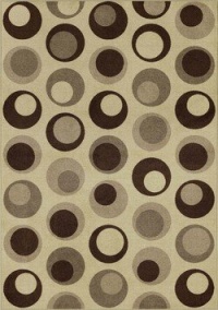 Dalyn Monterey Beige Rug Contemporary Circles 22 x 7' (MR111) Dalyn Monterey Beige Rug Contemporary Circles 22 x 7' (MR111)