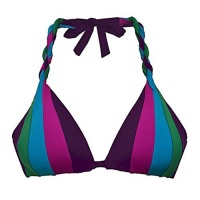 Becca by Rebecca Virtue Get Together Molded Halter Top - Plum - L Becca by Rebecca Virtue Get Together Molded Halter Top - Plum - L