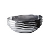 Organically molded under fire, this handmade bowl exudes metal artistry with a New York edge.