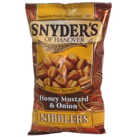 Snyder's of Hanover Honey Mustard & Onion Nibbler Pretzels, 10-Ounce Packages (Pack of 12) Snyder's of Hanover Honey Mustard & Onion Nibbler Pretzels, 10-Ounce Packages (Pack of 12)