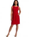 AK Anne Klein Women's Bi-Stretch Seamed A-line Dress