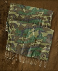 Denim & Supply's lightweight cotton camo scarf encourages urban explorers to soldier on in style. Denim & Supply's lightweight cotton camo scarf encourages urban explorers to soldier on in style.