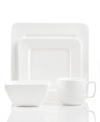 Set 5-star standards for your table with sleek square place settings from Hotel Collection. Balancing a delicate look and exceptional durability, the translucent Bone China collection is designed to cater virtually any occasion.