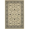Sierra Mar Kismet Ivory/Black Rug Rug Size: 8'6 x 11'6