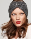 With a feminine front twist and extra wide silhouette, Lauren Ralph Lauren's knit headband is a cold weather staple.