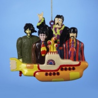 The Beatles Yellow Submarine Sculpted Christmas Ornament - By Kurt S. Adler The Beatles Yellow Submarine Sculpted Christmas Ornament - By Kurt S. Adler