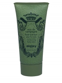 A fluid lotion fragranced with fresh, light notes of Eau de Campagne to soften, smooth and moisturise your skin. Eau de Campagne Moisturizing Body Lotion combines the revitalising, hydrating and softening virtues of botanical extracts (Butcher's Broom, Jioh, Phytosqualane obtained from Olive Oil).The formula imparts comfort, well-being and softness and helps to beautify and smoothen the skin, improve skin tone, refresh tired legs, intensely moisturize the epidermis. A fluid lotion fragranced with fresh, light notes of Eau de Campagne to soften, smooth and moisturise your skin. Eau de Campagne Moisturizing Body Lotion combines the revitalising, hydrating and softening virtues of botanical extracts (Butcher's Broom, Jioh, Phytosqualane obtained from Olive Oil).The formula imparts comfort, well-being and softness and helps to beautify and smoothen the skin, improve skin tone, refresh tired legs, intensely moisturize the epidermis.
