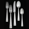 Designed to coordinate with the Vera Wang With Love Fine China, With Love Flatware Collection, communicates its quality and sophistication with a significant weight and dimension. Detailed and balanced this flatware is perfect for both a traditional or modern setting. High quality 18/10 stainless steel flatware. 5-Piece Place Setting includes place fork, place knife, place spoon, salad fork and teaspoon.