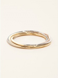 GUESS Tri-Tone Rolling Bangle Set, MULTI GUESS Tri-Tone Rolling Bangle Set, MULTI
