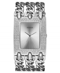 Tie up the loose ends of your style evolution with this unique watch by GUESS. Tie up the loose ends of your style evolution with this unique watch by GUESS.