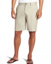 IZOD Men's Solid Microfiber Flat Front Short