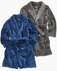 He'll love to lounge in one of these comfy robes from Greendog. He'll love to lounge in one of these comfy robes from Greendog.