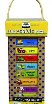 green start book towers: little vehicle books (10 Chunky Books Made from 98% Recycled Materials) (Green Start Books) green start book towers: little vehicle books (10 Chunky Books Made from 98% Recycled Materials) (Green Start Books)